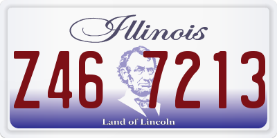 IL license plate Z467213