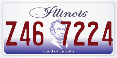 IL license plate Z467224