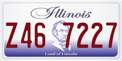 IL license plate Z467227