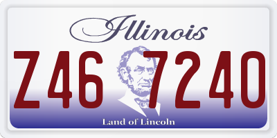IL license plate Z467240