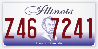 IL license plate Z467241