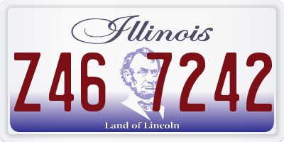 IL license plate Z467242