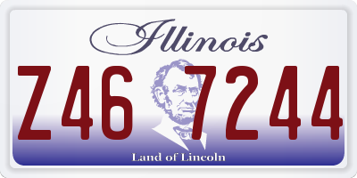 IL license plate Z467244