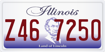 IL license plate Z467250