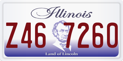 IL license plate Z467260