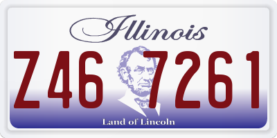 IL license plate Z467261
