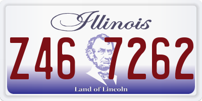 IL license plate Z467262
