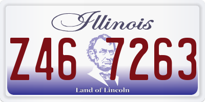 IL license plate Z467263
