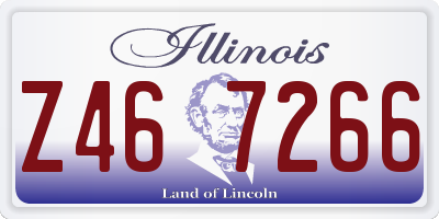 IL license plate Z467266