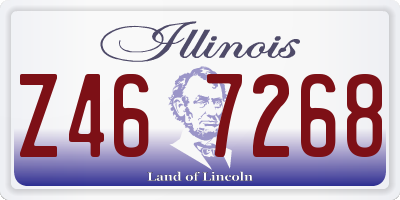 IL license plate Z467268