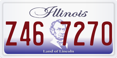 IL license plate Z467270