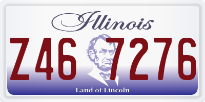 IL license plate Z467276