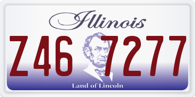 IL license plate Z467277