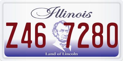 IL license plate Z467280