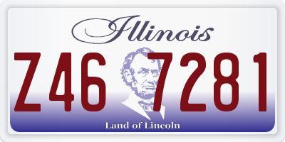 IL license plate Z467281