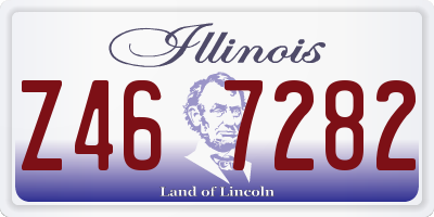 IL license plate Z467282
