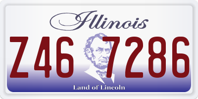 IL license plate Z467286