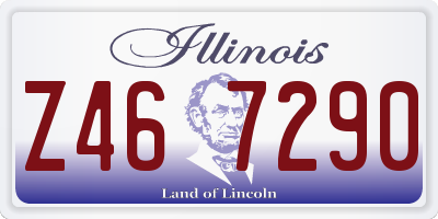 IL license plate Z467290