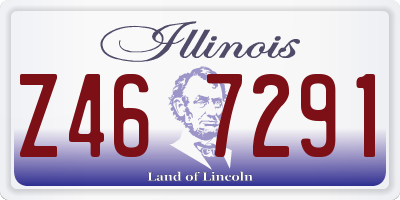 IL license plate Z467291