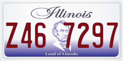 IL license plate Z467297