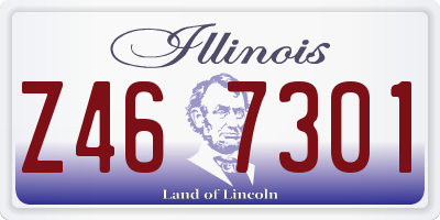 IL license plate Z467301