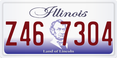 IL license plate Z467304
