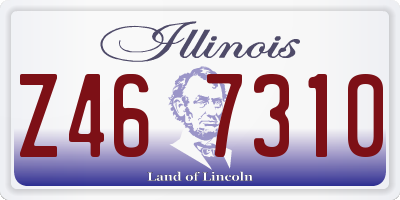 IL license plate Z467310