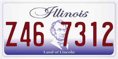 IL license plate Z467312