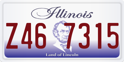 IL license plate Z467315