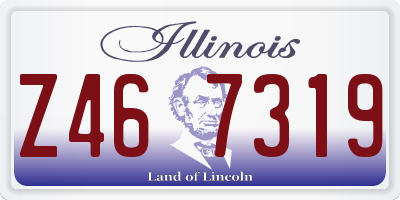 IL license plate Z467319