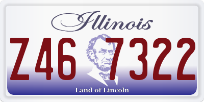 IL license plate Z467322