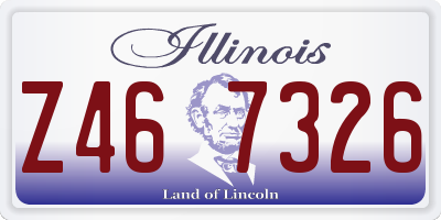 IL license plate Z467326