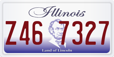 IL license plate Z467327