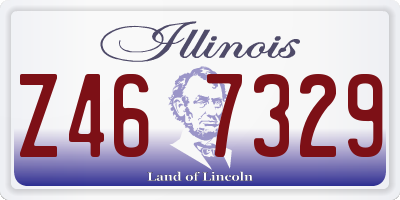IL license plate Z467329
