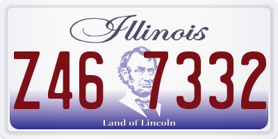 IL license plate Z467332