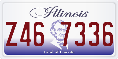 IL license plate Z467336
