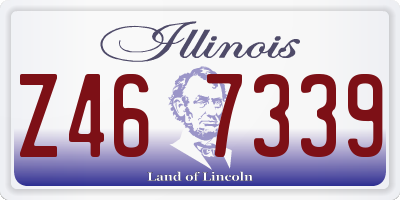 IL license plate Z467339