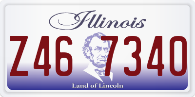 IL license plate Z467340