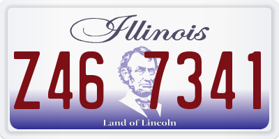 IL license plate Z467341