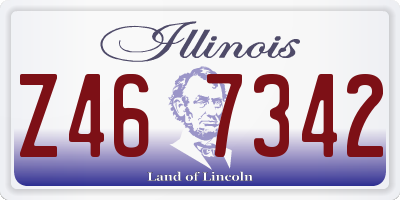 IL license plate Z467342