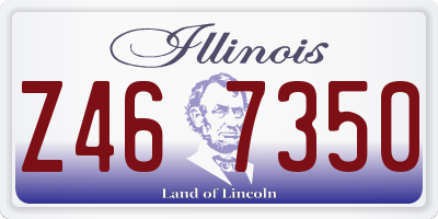 IL license plate Z467350