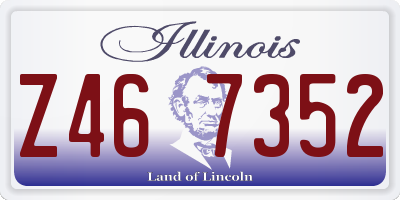 IL license plate Z467352