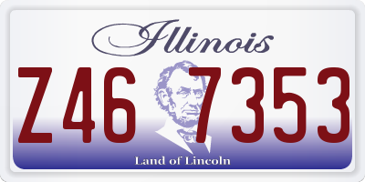 IL license plate Z467353