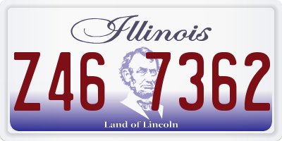 IL license plate Z467362