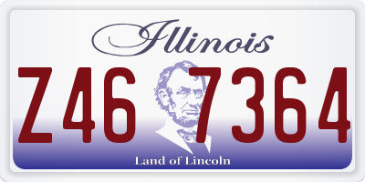 IL license plate Z467364