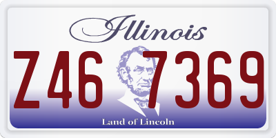 IL license plate Z467369