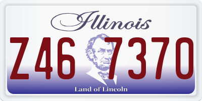 IL license plate Z467370