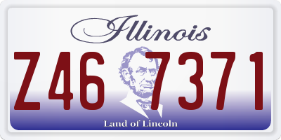 IL license plate Z467371