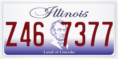 IL license plate Z467377