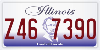 IL license plate Z467390